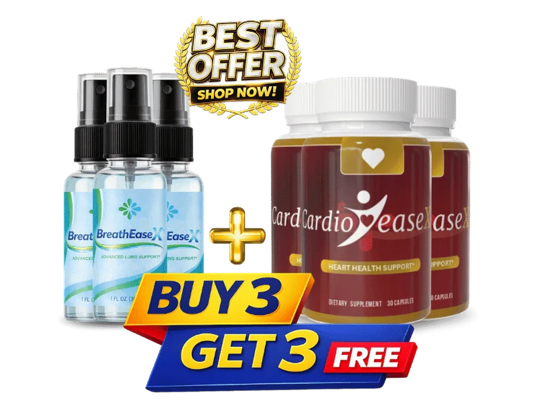BreathEaseX six-bottle pack